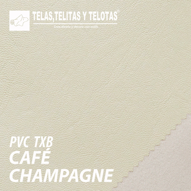 PVC TXB CAFÉ CHAMPAGNE /  Rollo de 40 Mts.